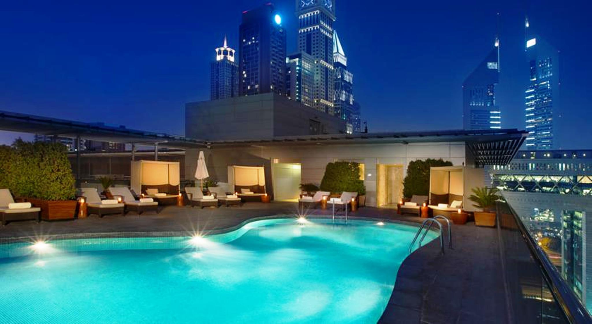 Hotel Ritz Carlton Difc Downtown Dubaj Zewnętrze zdjęcie